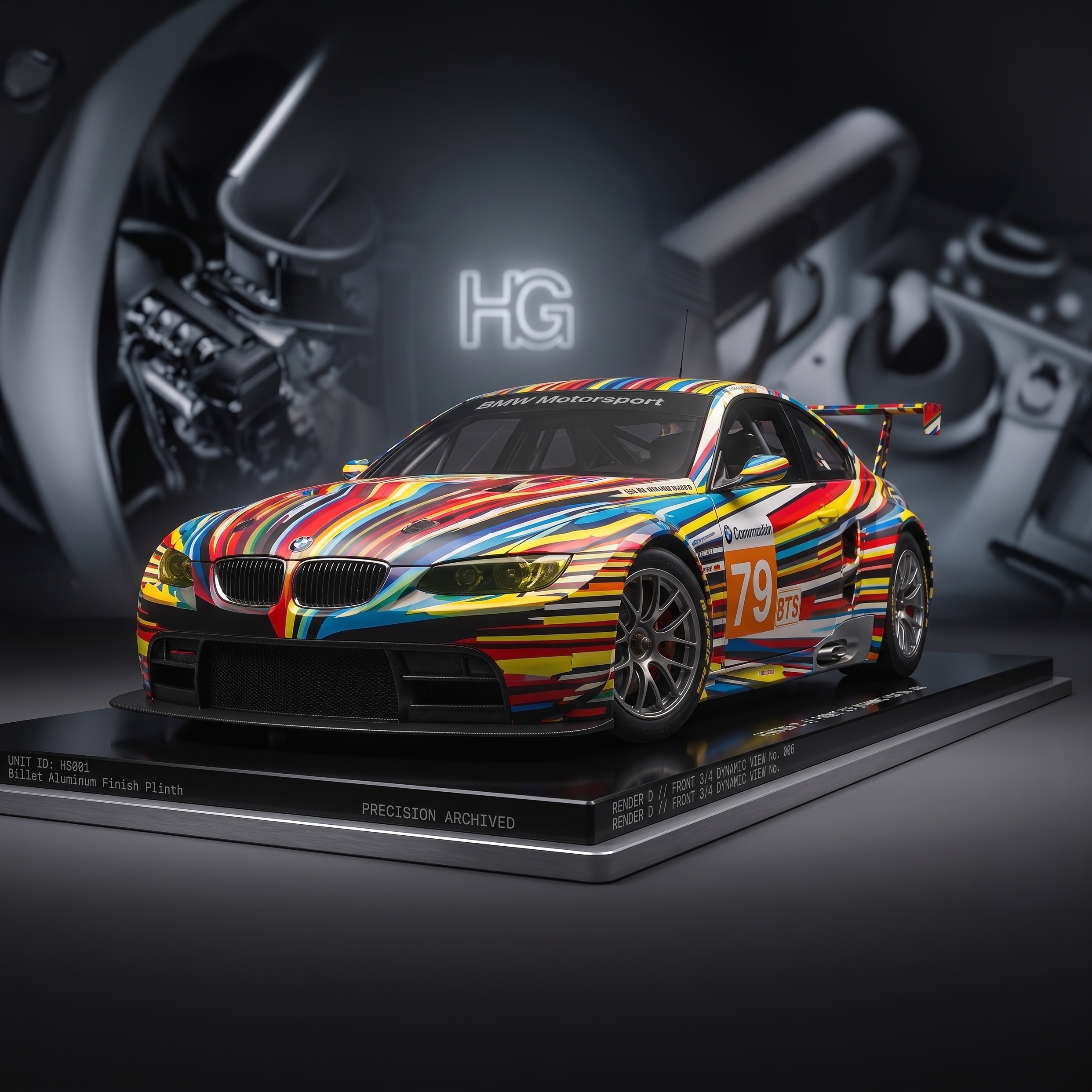 Jeff Koons — BMW M3 GT2 Art Car